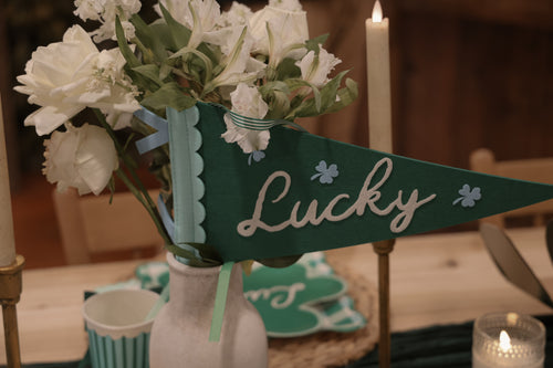 Lucky Felt Pennant