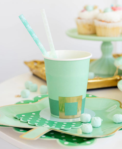Lucky Shamrock Color Changing Straws